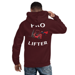 Forklift Superhero Pro Lifter RW Unisex Hoodie