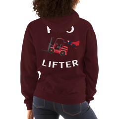 Forklift Superhero Pro Lifter RW Unisex Hoodie