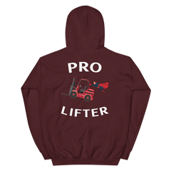 Forklift Superhero Pro Lifter RW Unisex Hoodie