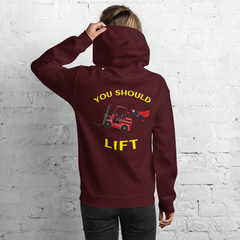 Forklift Superhero You Should Lift RY Unisex Hoodie