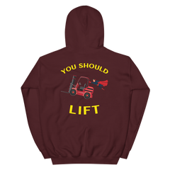 Forklift Superhero You Should Lift RY Unisex Hoodie