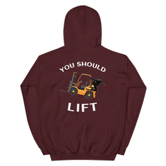 Forklift Ninja You Should Lift GW Unisex Hoodie