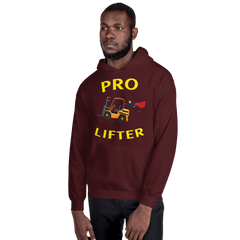 Forklift Superhero Pro Lifter GY Unisex Hoodie