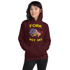 American Forklift Superhero Fork Wit Me GY Unisex Hoodie