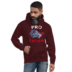 American Forklift Superhero Pro Lifter WBR Unisex Hoodie