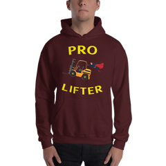 Forklift Superhero Pro Lifter GY Unisex Hoodie