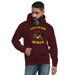 Forklift Ninja Certified Forklift Ninja GY Unisex Hoodie