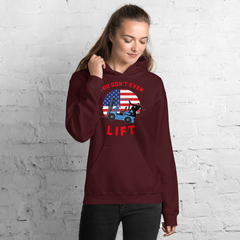 American Forklift Ninja You don't even Lift BR Unisex Hoodie