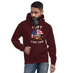 American Forklift Ninja I Lift Like This GW Unisex Hoodie