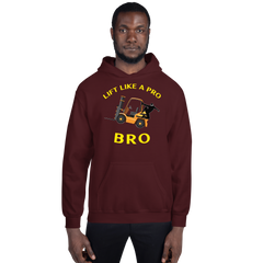 Forklift Ninja Lift Like a Pro Bro GY Unisex Hoodie