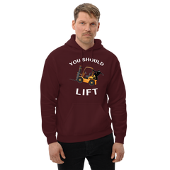 Forklift Ninja You Should Lift GW Unisex Hoodie