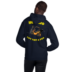 Forklift Ninja Hey Bro Lift Like a Pro GY Unisex Hoodie