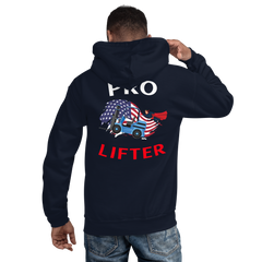 American Forklift Superhero Pro Lifter WBR Unisex Hoodie