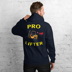 Forklift Superhero Pro Lifter GY Unisex Hoodie