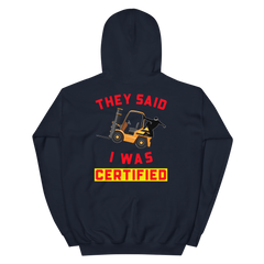 Forklift Ninja Forklift Certified GR Unisex Hoodie