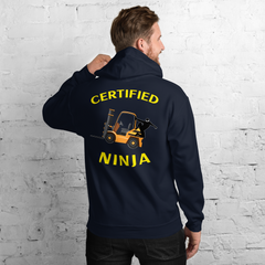 Forklift Ninja Certified Forklift Ninja GY Unisex Hoodie