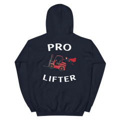 Forklift Superhero Pro Lifter RW Unisex Hoodie