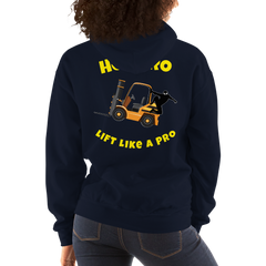 Forklift Ninja Hey Bro Lift Like a Pro GY Unisex Hoodie