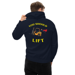 Forklift Superhero You Should Lift GY Unisex Hoodie