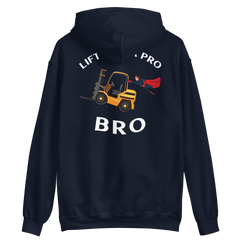 Forklift Superhero Lift Like a Pro Bro GW Unisex Hoodie