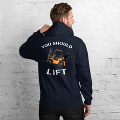 Forklift Ninja You Should Lift GW Unisex Hoodie