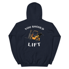 Forklift Ninja You Should Lift GW Unisex Hoodie