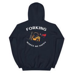 Forklift Superhero Forking Makes Me Happy GW Unisex Hoodie