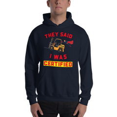 Forklift Superhero Forklift Certified GR Unisex Hoodie