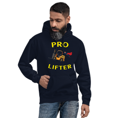 Forklift Superhero Pro Lifter GY Unisex Hoodie