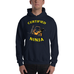 Forklift Ninja Certified Forklift Ninja GY Unisex Hoodie