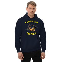 Forklift Ninja Certified Forklift Ninja GY Unisex Hoodie