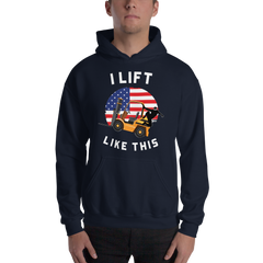 American Forklift Ninja I Lift Like This GW Unisex Hoodie