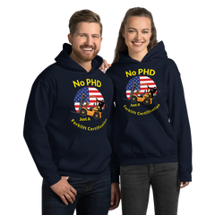 American Forklift Ninja No PHD Just A Forklift Certification GY Unisex Hoodie