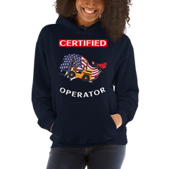 American Forklift Superhero Certified Forklift Operator GW Unisex Hoodie