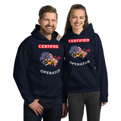 American Forklift Superhero Certified Forklift Operator GW Unisex Hoodie