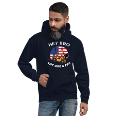 American Forklift Ninja, Hey Bro Lift Like a Pro GW Unisex Hoodie