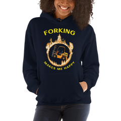 Forklift in Flames, Forking Makes Me Happy GY Unisex Hoodie