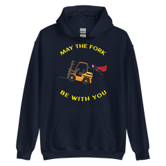 Forklift Superhero, May the Fork Be with You GY Unisex Hoodie