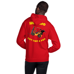 Forklift Ninja Hey Bro Lift Like a Pro GY Unisex Hoodie