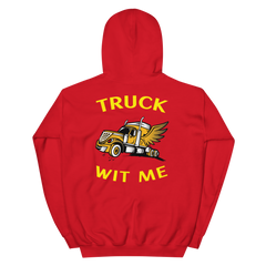 Angel Trucker Truck Wit Me GY Unisex Hoodie
