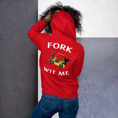 Forklift Ninja Fork Wit Me YW Unisex Hoodie