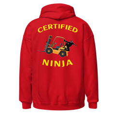 Forklift Ninja Certified Forklift Ninja GY Unisex Hoodie