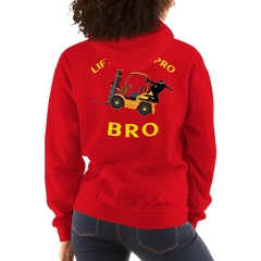 Forklift Ninja Lift Like a Pro Bro GY Unisex Hoodie