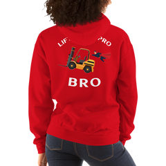 Forklift Superhero Lift Like a Pro Bro GW Unisex Hoodie