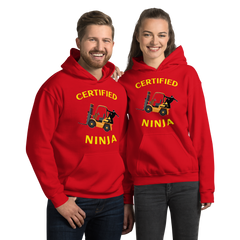 Forklift Ninja Certified Forklift Ninja GY Unisex Hoodie