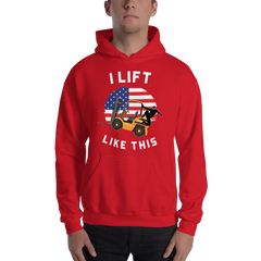 American Forklift Ninja I Lift Like This GW Unisex Hoodie