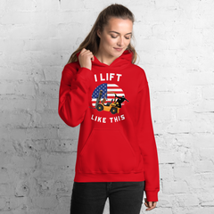 American Forklift Ninja I Lift Like This GW Unisex Hoodie