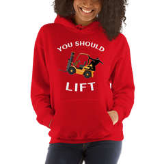 Forklift Ninja You Should Lift GW Unisex Hoodie