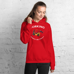 Forklift Superhero Forking Makes Me Happy GW Unisex Hoodie