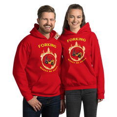 Forklift in Flames, Forking Makes Me Happy GY Unisex Hoodie